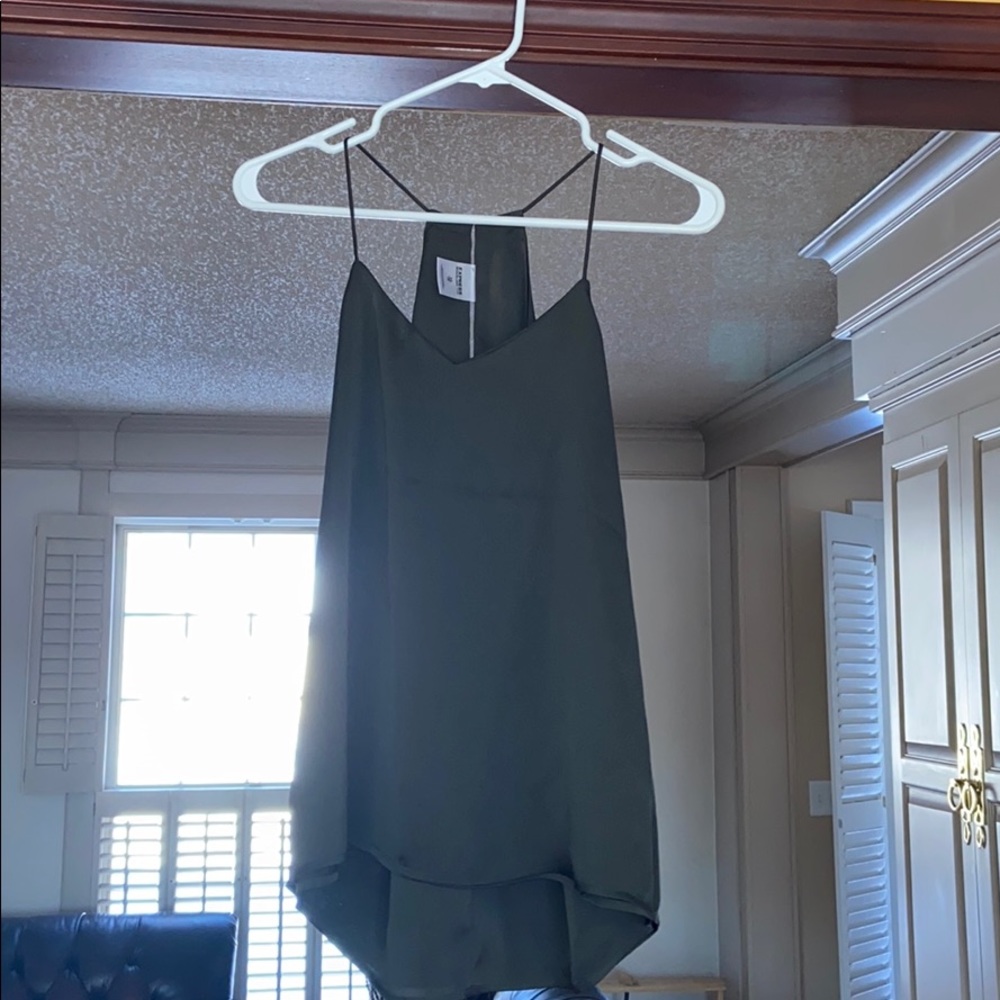 Olive green Express blouse